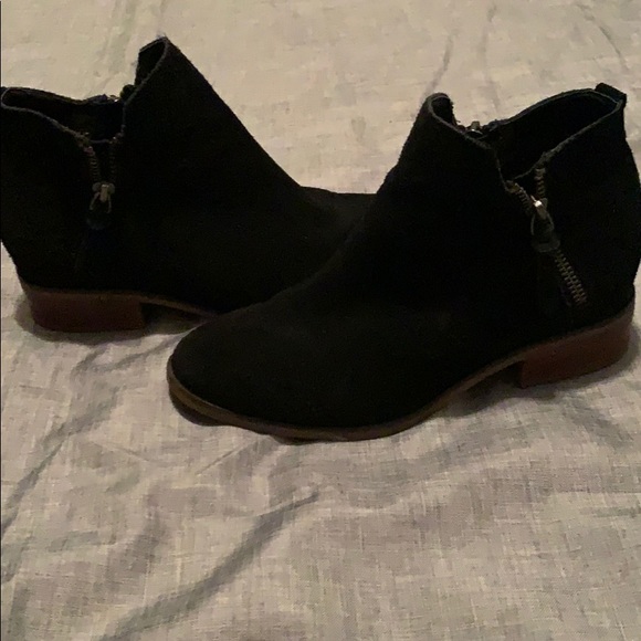 Steve Madden Arper Suede double zip low ankle boot - Picture 1 of 6